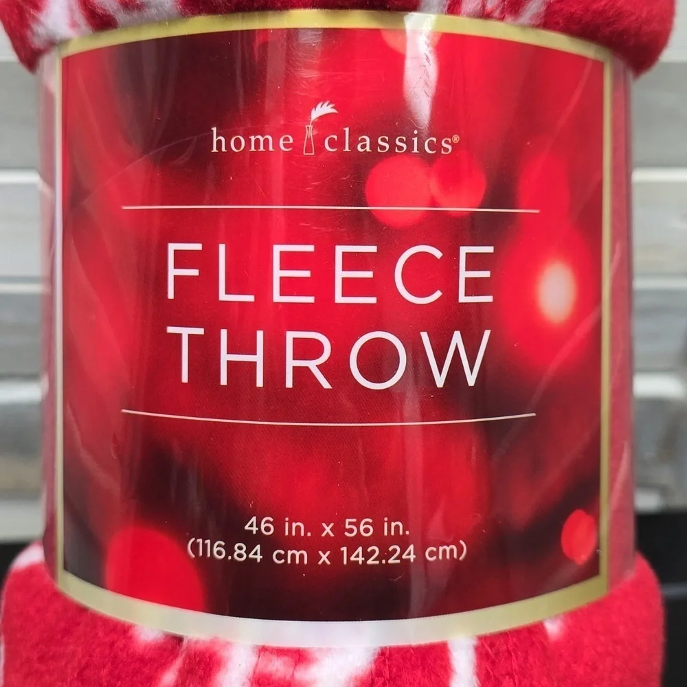 Fleece Snowflake Throw | Holiday Classics | 46